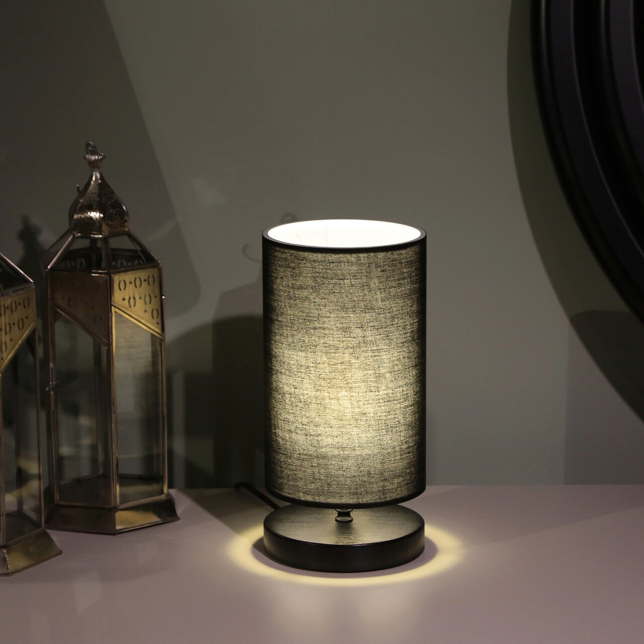 Lampa de masa, Opviq, 780SGN2580, Antracit - imagine 3